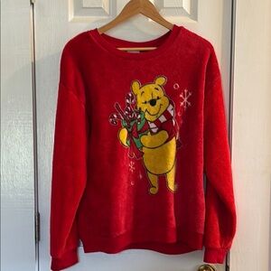 Disney Junior’s XL ( 15-17)  Red Winnie the Pooh cozy, soft fleece top